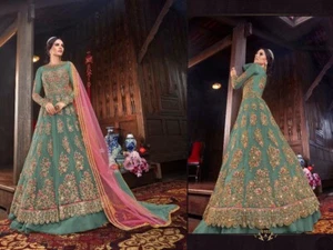 Indian Flash Sale Vaishnavi net with embroidery work And Handwork gown Size 40 L - Picture 1 of 1