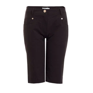 Green Lamb Ladies Bermuda Shorts with UPF30 Protection in Black - Picture 1 of 3