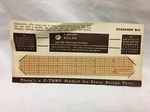 2 Vintage C-Thru Lineal Company Hartford Conn. USA Ingenieure Drucker Graveure - Bild 1 von 7