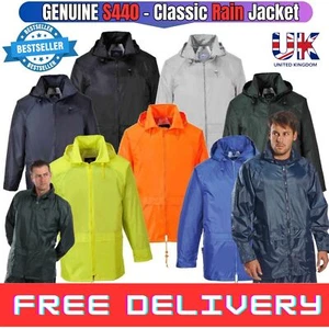 Chaqueta de Lluvia Portwest Clásica Impermeable Exterior con Capucha Abrigo de Invierno S440 - Imagen 1 de 17