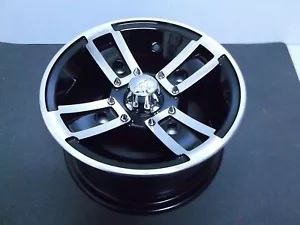 Honda 250R 400EX 250X 450R 10" Front Wheel Rim Motosports Alloy S3 Black NOS - Bild 1 von 7