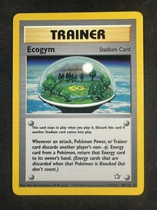 Pokemon TCG 84/111 Ecogym Neo Genesis Unlimited Non Holo Rare NM - Picture 1 of 2