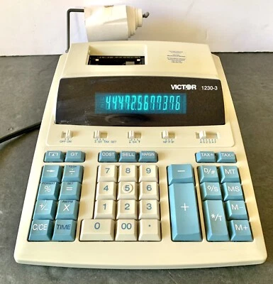 Victor Technology 12-Digital Print Electronic Desktop Commercial Calculator 1230 - Image 1 of 4