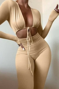Womens Sexy One Piece Jumpsuit - Picture 1 of 2