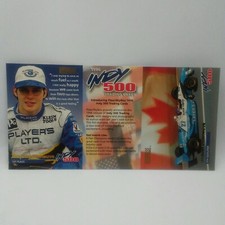Promo 1996 SkyBox Indy 500 Trading Cards Jaques Villeneuve 3 Card Panel