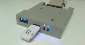 AMIGA GOTEK USB Floppy Emulator . OLED Display. Blaue LED (weiss) - Bild 1 von 2