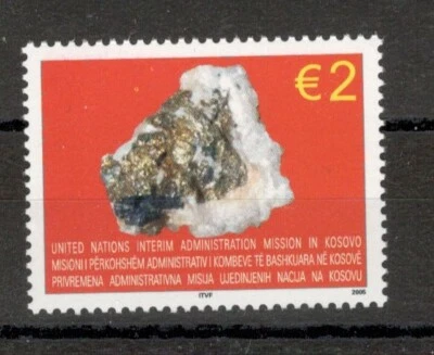 KOSOVO - SELLO MNH - MINERALES - 2005. Foto 1 de 2