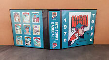 1972 Topps Baseball Cards Custom Made 3 Inch Album Binder FREE SHIPPING