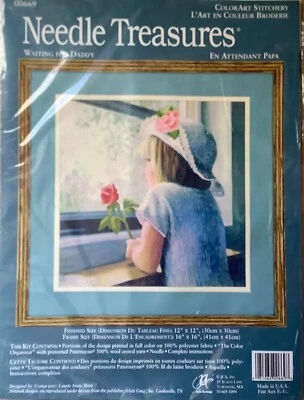 Needle Treasures ColourArt Stitchery - Waiting for Daddy - image 1 of 2