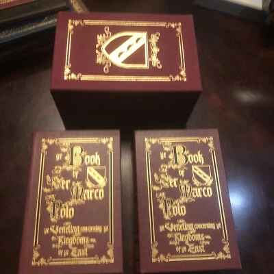 MARCO POLO THE VENETIAN KINGDOMS MARVELS OF EAST LTD ED Easton Press Mint & Box Foto 1 de 4