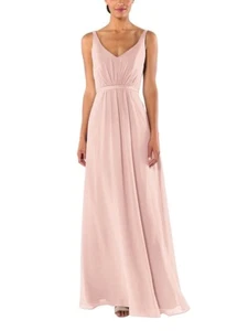 Brideside Mary Kate Bridesmaid Dress- Blush Pink, Size 0. Worn Once! - Picture 1 of 12