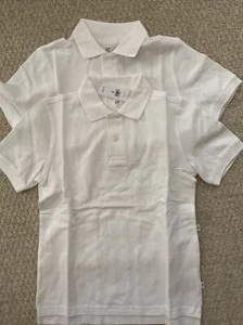 NWT 2 GAP KIDS SHIRT SLEEVE ORGANIC COTTON SCHOOL Uniform Polo Shirt - Picture 1 of 5