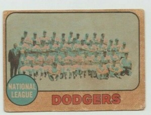 Venezuelan Topps 1968 Los Angeles Dodgers Team Drysdale Sutton #168 Venezuela