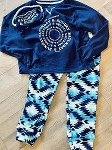 Justice Girls pajama set 7/8 & Sleep mask NWT - Picture 1 of 5