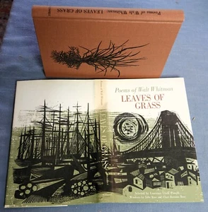 POEMS OF WALT WHITMAN, LEAVES OF GRASS, LAWRENCE CLARK POWELL 1964 HC/DJ - Picture 1 of 6