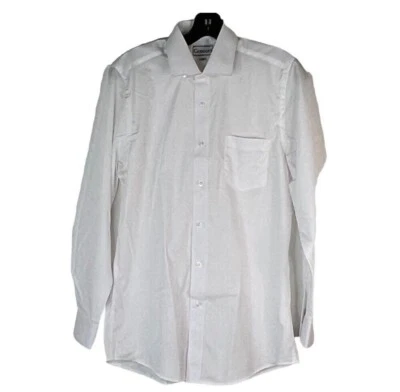 CAMISA DE BOTONES BLANCA PARA NIÑOS DE UNIFORME CONCORD MANGA LARGA Talla 20 Foto 1 de 4