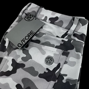 Pantalone G Fore Performance 5 tasche golf mimetico grigio elasticizzato 32X32 - Foto 1 di 10