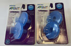 Philips Avent Soothie Pacifier, 3+ Months, Blue/Blue, 2 Packs Of 2 Scf192/06