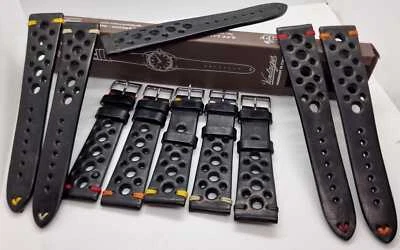 GPF Cinturino cavallo Alta qualità handmade IN ITALY 20/16 CORDOVAN RACING VINTAGE