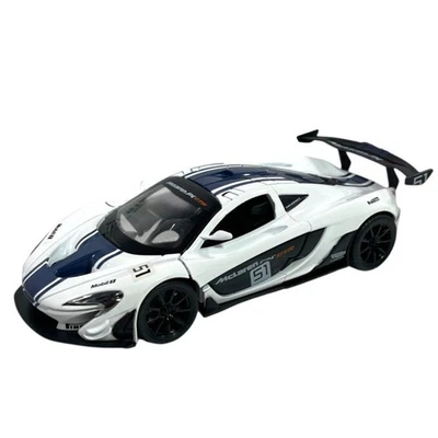 Modellino Auto RW Model 1/24 McLaren P1 GTR #51 2013 White - Immagine 1 di 4