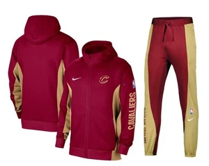 Cleveland Guardians Herren Erwachsene Sport Langarm Kapuzen Reißverschluss Jogginganzug rot - Bild 1 von 1