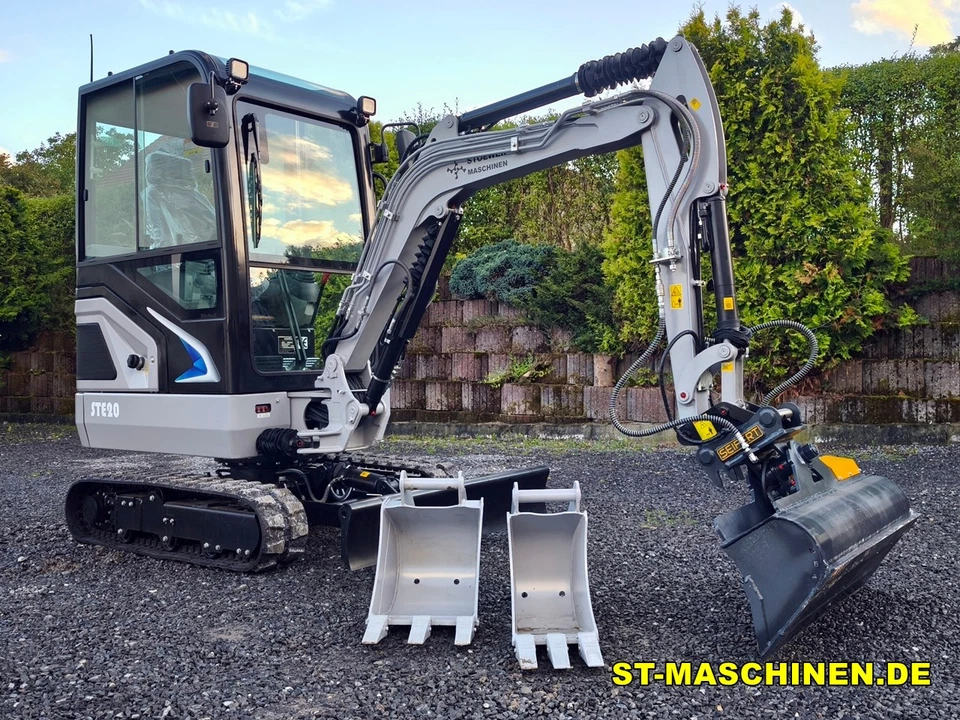 Minibagger 2t, Kurzheckbagger, Yanmar Motor, MS01 - Wechsler hydrl. - Bild 1 von 4