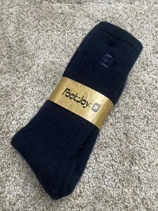 Calze da golf nuove vintage da uomo FootJoy taglia 7-13 blu navy 18" super ammortizzate made in USA - Foto 1 di 8