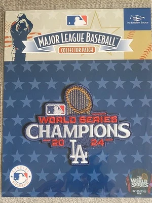 THE EMBLEM SOURCE Los Angeles Dodgers 2024 World Series Champions Collectors Jersey Patch