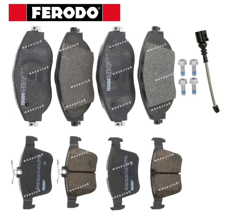 Pastilla de freno delantero y trasera OES +Sensor para Volkswagen Jetta GLI Autobahn GLI S Foto 1 de 1