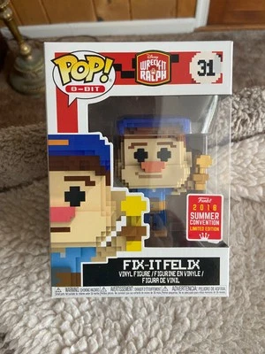 Funko Pop! 8-BIT DISNEY WRECK IT RALPH FIX IT FELIX 31 2018 SDCC CONVENTO de Verano Foto 1 de 4