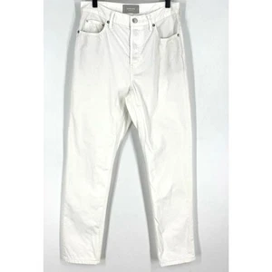 Everlane The Cheeky Jean Botón Mosca Blanco Talla 27 Regular Nuevo sin Etiquetas - Imagen 1 de 8