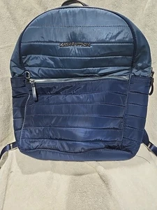 adrienne vittadini Quilted backpack Blue See Description  - Picture 1 of 3