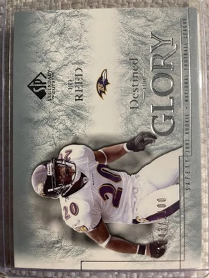 Ed Reed 2002 Upper Deck SP Legendary Cuts Destined For Glory (RC) /1100 - Image 1 of 2