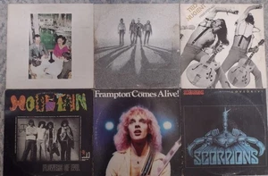Classic Rock Vinyl LP Records (6), Zeppelin, Frampton, Scorpions, Mountain, Ted - Picture 1 of 19