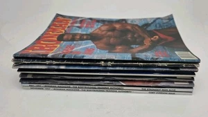 Lot of 8 Ironman Vintage Magazine 1987-97 Body Building Physique Health VGC - Picture 1 of 16