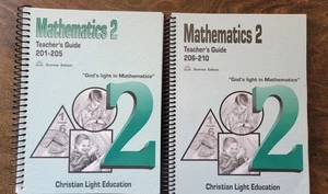 Christian Light Education Mathematics 2 Teacher's Guide 201-210 - Bild 1 von 2