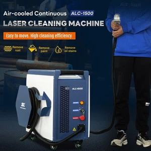 ALC-1500 Air-cooled Laser Cleaning Machine Continuous Laser Rust Paint Remover - Picture 1 of 16