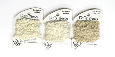 Rainbow Gallery Fluffy Fleece Santa's Beard Sheep Fur - Thread - Needlepoint