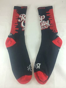 Portland Trailblazer "Rip City- Black Rose" socks (Men, XS) - Picture 1 of 2