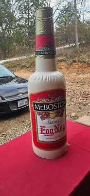 Inflatable Mr Boston Egg nog Bottle display - Image 1 of 3