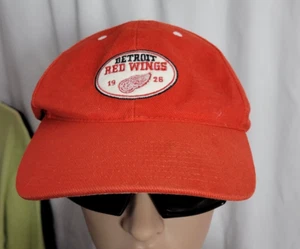 Vintage RARE Detroit Red Wings Hockey Hat Cap Patch Twins Ent. Offiziell 1926 - Bild 1 von 11