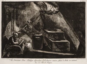 PIRANESI (*1758) nach PIRANESI (*1720), Interieur eines Hauses in Pompeji, 1804 - Bild 1 von 6