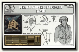 Royal Model RM217 1/35 WWII German Tanker Headphones / Microphones - Picture 1 of 1