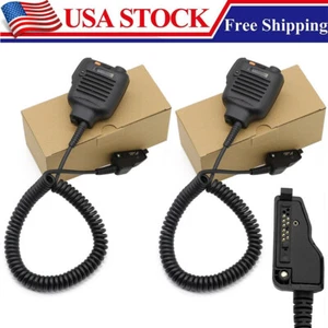 2PCS KMC-25 Speaker Mic For KENWOOD TK290 TK380 TK480 TK2180 TK3140 TK3148 Radio - Picture 1 of 6