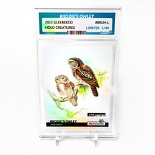 BRODIE'S OWLET John Gould Card 2023 GleeBeeCo Holo Creatures #BRJH-L /49