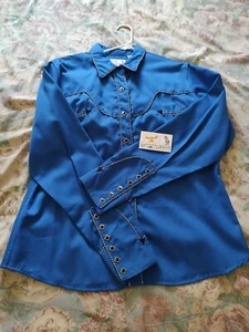 New Mens Panhandler Slims Retro Western Wear Shirt Extra Large - Picture 1 of 17