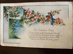 Vintage Easter Postcard, 1926, Signed, Postmarked - Picture 1 of 1
