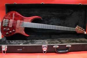 Open Box MTD KZ4 EB TC Red Fretless Electric Bass GT417 250425 - Picture 1 of 24