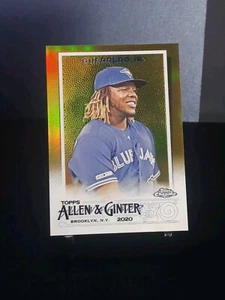 2020 Vladimir Guerrero Jr. /50 Topps Allen & Ginter Chrome Gold Refractor - Picture 1 of 3