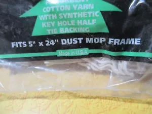 24" Wright Bernet Industrial Dust Mop Refill TWO PACK - Picture 1 of 2